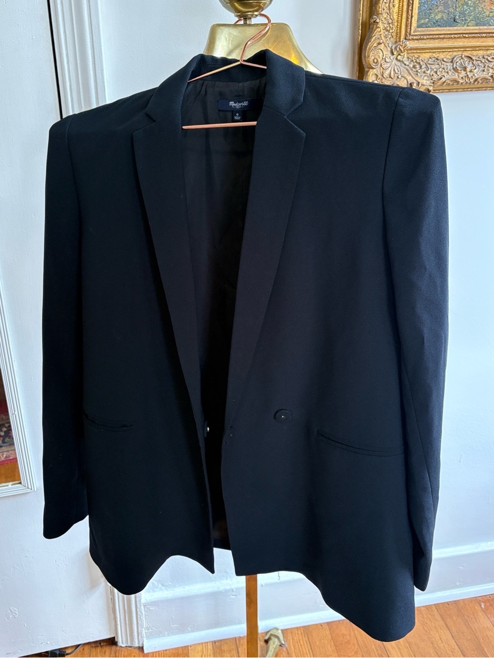 Madewell Women’s Oversized Navy Blazer Size 0 XS
